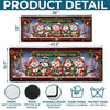 Custom Snowman Runner Rug - Personalized Christmas Birthday Gifts For Grandma, Grandpa - Home Is Where Christmas Is