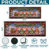 Custom Reindeer Runner Rug - Personalized Christmas Birthday Gifts For Grandma, Grandpa - Festive Family Journey Begins