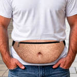 Custom Funny Belly Fanny Pack - Personalized Birthday Gifts For Husband, Son, Grandson, Brother, Grandpa, Dad, Yourself - Big Belly, Bigger Smiles