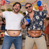 Custom Funny Belly Fanny Pack - Personalized Birthday Gifts For Husband, Son, Grandson, Brother, Grandpa, Dad, Yourself - Big Belly, Bigger Smiles