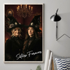 Custom Photo Gothic Witch Vertical Poster - Personalized Best Friend Halloween Birthday Gifts For Witch, Women, Besties, Sisters, BFF - Spooky Together, Better Forever