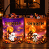 Custom LED Light Bucket Bag - Personalized Halloween Birthday Gifts For Kids - Gimme All Your Sweet Candy