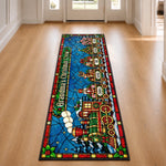 Custom Runner Rug - Personalized Christmas Birthday Gifts For Grandma, Grandpa - Slay The Festive Season