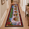 Custom Runner Rug - Personalized Christmas Birthday Gifts For Grandma, Grandpa - Merry, Bright And Home