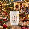 Custom Party Cups - Personalized Christmas Birthday Gifts For Mom, Dad, Brother, Sister - Our Holiday Happiness