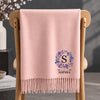 Custom Tassel Scarf - Personalized Christmas Birthday Gifts For Wife, Daughter, Besties, Sisters, Granddaughter, Grandma, Mom, Yourself - Cozy, Loved And Warm