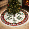 Custom Tree Skirt - Personalized Christmas Birthday Gifts For Mom, Dad, Brother, Sister - Gather Around With Love