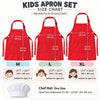 Custom Photo Apron Chef Hat Set - Personalized Birthday Gifts For Kids - Too Sweet To Resist