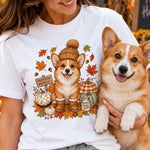 Custom Pet Photo Fall Pumpkin Patch Gifts for Dog Lovers - Personalized Apparel