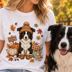 Custom Pet Photo Fall Pumpkin Patch Gifts for Dog Lovers - Personalized Apparel