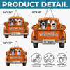 Custom Wood Sign - Personalized Personalized Christmas Birthday Gifts For Dog Cat Lovers, Dog Dad And Mom, Cat Owners - Autumn Roads, Happy Paws