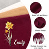 Custom Tassel Scarf - Personalized Christmas Birthday Gifts For Wife, Daughter, Besties, Sisters, Granddaughter, Grandma, Mom, Yourself - Born To Blossom