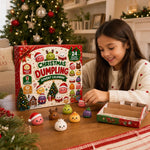 Custom Christmas Dumpling Countdown Gifts for Kids - Personalized Advent Calendar