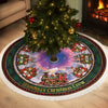 Custom Tree Skirt - Personalized Christmas Birthday Gifts For Grandma, Grandpa - All Aboard For Christmas