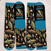 Custom Crew Socks - Personalized Birthday Fishing Gifts For Fisherman - Live Love Go Fishing Today