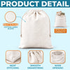 Custom Snowman Drawstring Gift Bag - Personalized Christmas Birthday Gifts For Mom, Dad, Brother, Sister - Chilly Days Warm Happy Smiles