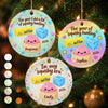 Custom Squishy Ceramic Ornament - Personalized Christmas Birthday Gifts For Kids - Squishy Joy All Season