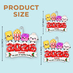 Custom Squishy Acrylic Ornament - Personalized Christmas Birthday Gifts For Kids - Squeezing My Way To Joy