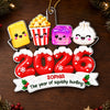 Custom Squishy Acrylic Ornament - Personalized Christmas Birthday Gifts For Kids - Squeezing My Way To Joy