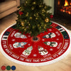 Custom Snowman Tree Skirt - Personalized Christmas Birthday Gifts For Mom, Dad, Brother, Sister - Christmas Feels Better Together