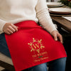 Custom Cotton Napkin - Personalized Christmas Birthday Gifts For Mom, Dad, Brother, Sister - Wrapped In Holiday Cheer