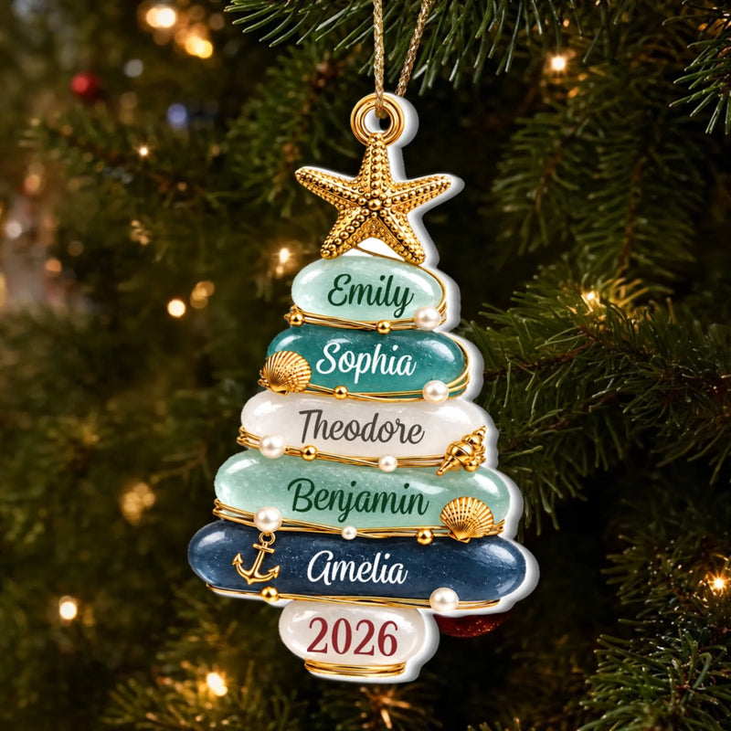 Custom Premium 3D Ornament - Personalized Christmas Birthday Gifts For Mom, Dad, Brother, Sister - Anchored In Holiday Love