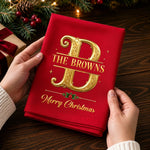 Custom Cotton Napkin - Personalized Christmas Birthday Gifts For Mom, Dad, Brother, Sister - Together Through Every Holiday