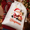 Custom Drawstring Gift Bag - Personalized Christmas Birthday Gifts For Mom, Dad, Brother, Sister - Filled With Love And Smiles