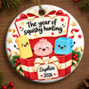 Custom Squishy Ceramic Ornament - Personalized Christmas Birthday Gifts For Kids - Christmas Cheer In Every Smile