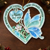 Custom Sea Glass Acrylic Ornament - Personalized Christmas Memorial Sympathy Gifts For Loss Of Mom, Dad - Your Love Is My Legacy