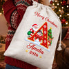 Custom Drawstring Gift Bag - Personalized Christmas Birthday Gifts For Mom, Dad, Brother, Sister - Filled With Love And Magic