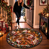Custom Quilted Round Mat - Personalized Christmas Birthday Gifts For Mom, Dad, Brother, Sister - Cozy Magical Secrets Down Below