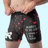 Custom Boxer Briefs, Men's Boxers - Personalized Anniversary Wedding Gifts For Husband And Wife, Him And Her - Property Of My Queen