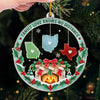 Custom Long Distance Acrylic Ornament - Personalized Christmas Birthday Gifts For Mom, Dad, Brother, Sister - Together In Every Season
