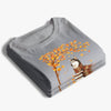 Custom Photo T-shirt, Hoodie - Personalized Birthday Gifts For Dog Cat Lovers, Dog Dad And Mom, Cat Owners - Falling Leaves, Wagging Tails