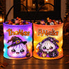 Custom Dumpling Squishy LED Light Bucket Bag - Personalized Halloween Birthday Gifts For Kids - Boo, Little Dumpling