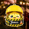Custom Dumpling Squishy Acrylic Ornament - Personalized Christmas Birthday Gifts For Kids - Squish Into The Holidays