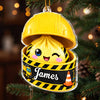 Custom Dumpling Squishy Acrylic Ornament - Personalized Christmas Birthday Gifts For Kids - Squish Into The Holidays