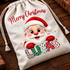 Custom Letter Drawstring Gift Bag - Personalized Christmas Birthday Gifts For Mom, Dad, Brother, Sister - Sweet Magic From Far Away