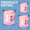 Custom Photo Laundry Basket - Personalized Birthday Gifts For Kids - Growing Curious Every Day