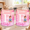 Custom Photo Laundry Basket - Personalized Birthday Gifts For Kids - Growing Curious Every Day
