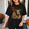 Custom Photo Funny Dog Selfie With Boo T-Shirt - Personalized Halloween Gifts For Dog Cat Lovers, Dog Dad And Mom, Cat Owners - My Pet Says Boo