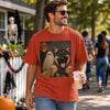 Custom Photo Funny Dog Selfie With Boo T-Shirt - Personalized Halloween Gifts For Dog Cat Lovers, Dog Dad And Mom, Cat Owners - My Pet Says Boo