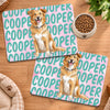Custom Photo Pet Feeding Mat - Personalized Birthday Gifts For Dog Cat Lovers, Dog Dad And Mom, Cat Owners - Trendy Paws