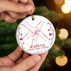 Custom Ceramic Ornament - Personalized Christmas Birthday - Gifts For Mom, Dad, Brother, Sister - A Lifetime Of Laughter And Love