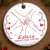 Custom Ceramic Ornament - Personalized Christmas Birthday - Gifts For Mom, Dad, Brother, Sister - A Lifetime Of Laughter And Love