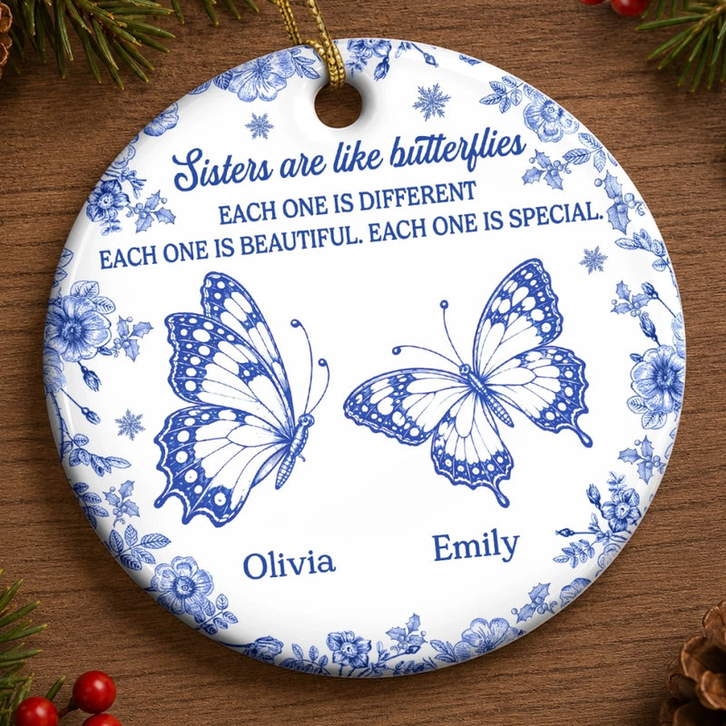 Custom Ceramic Ornament - Personalized Best Friend Christmas Birthday Gifts For Women, Besties, Sisters, BFF - Years Made Brighter