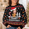 Custom Photo Funny Ugly Sweatshirt - Personalized Christmas Birthday Gifts For Wife, Daughter, Besties, Sisters, Granddaughter, Grandma, Mom, Yourself - Merry Kissmyass Era