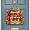 Custom Squirrels, Nuts Wood Sign - Personalized Birthday Gifts For Grandma, Grandpa - Our Little Acorn Crew