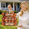 Custom Squirrels, Nuts Wood Sign - Personalized Birthday Gifts For Grandma, Grandpa - Our Little Acorn Crew